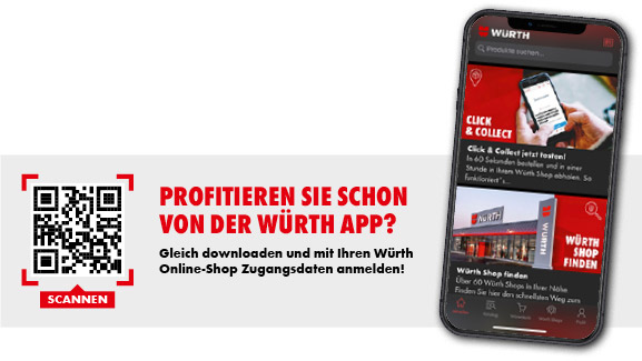 Die Würth App - Gleich downloaden!