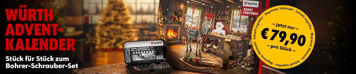 Jetzt-Neu: Würth Adventkalender holen!